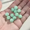 Promoção Quente da Amazon 12*11mm Acrílico Duas Cores Contas Dunden Contas Espaçadoras Contas Cilindro Corrente de Celular DIY Chaveiro Atacado