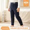 Pantalones Térmicos de Felpa de Otoño para Niños y Niñas, Pantalones de Capa Base Cálidos Clase A, Pijamas Auto-Calentables para Bebés, Esencial para Uniforme Escolar de Niños Mayores