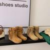 Botas Holgadas Versátiles Vintage Botines para Mujer Otoño e Invierno 2025 Nuevas Botas Martin de Moda Simples para el Trabajo Botas de Moda Tendencia