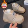 Zapatos de Algodón para Niños 2025 Invierno Nuevo Estilo Forrados de Felpa Engrosados Cálidos Zapatos para Niños y Niñas Suela Suave Antideslizante Exterior Casual Botas de Algodón