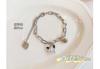 Hielo a través de fino flash bucle rubí pequeño castor pulsera ins diseño de nicho lindo caricatura pargo estofado pulsera para mujer