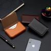En Stock Al Por Mayor Porta Tarjetas de Presentación de PU, Estuche para Tarjetas de Presentación, Cartera para Tarjetas de Presentación, Regalo de Empresa, Cuero Sintético