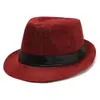 Sombrero de Nuevo Estilo para Hombres, de Mediana Edad y Mayores, Sombrero de Algodón y Lino para Protección Solar al Aire Libre, Sombrero Jazz Transpirable Casual de Pesca para Hombres