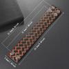 Joyería Nueva Europea y Americana Estilo Simple Retro Pulsera Ancha de Cuero Patrón Geométrico Creativo Personalizado Pulsera para Hombre