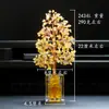 Árbol de Cristal Crudo Natural, Grava de Cristal Amarillo, Manualidades de Árbol de la Fortuna, Decoraciones para Oficina en Casa, Adornos, Regalos