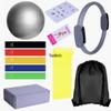 Ladrillo de Yoga Numbwin Juego de Diez Piezas para Fitness Yoga Pilates Pelota de Yoga para Casa Banda Elástica Mochila