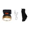 Linterna frontal LED potente transfronteriza, resistente al agua, de largo alcance, con carga USB, de larga duración, para exteriores, montada en la cabeza