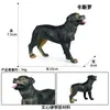 Modelos de Animales Realistas: Doberman, Golden Retriever, Perro de Peluche, Husky, Collie - Adornos para Coche y Juguetes para Niños
