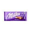 Chocolate importado de Alemania MILKA plato grande sándwich de leche de avellana tarjeta maravillosa chocolate de burbujas de panal