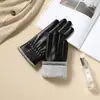 Guantes de Cuero para Hombres y Mujeres en Otoño e Invierno para Parejas, Estilo Coreano con Forro de Felpa, Engrosados, Cálidos, Cortavientos, Impermeables, para Ciclismo en Frío, Conducción, Pantalla Táctil