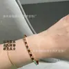 Pulsera de Panal de Alta Gama para Mujer, Pulsera de Panal Apilada Chapada en Oro Rosa de 18 Quilates, Lujo Accesible de Alta Gama para Celebridades de Internet, Pulsera de Moda para el Día a Día