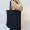Bolsa de Lienzo en Blanco al por Mayor de Fábrica Estilo Coreano Pintura a Mano Graffiti Personalizada Bolsa Bandolera Blanca Hombro Logo Bolsa de Lienzo