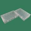 Caja de Plástico PP Caja de Plástico Rectangular Caja de Almacenamiento Miscelánea Gran Capacidad Piezas de Coche Caja de Embalaje Transparente Caja de Plástico