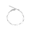 GGCH Pulseira Simples de Aço Titânio Pulseira Feminina Corrente Moda Coreana Moda Joias Pequenas Frescas Pulseira de Celebridade da Internet