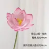 Novas flores de lótus artificiais estilo chinês, folhas de lótus e sementes de lótus para decorar a sala de estar e a mesa de jantar, arranjos florais em tecido de seda
