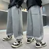 Pantalones para niño, colección primavera y otoño, nuevo estilo 2026, ropa de otoño para niños, pantalones de chándal, pantalones deportivos para niño, pantalones largos casuales con puños elásticos para niños mayores