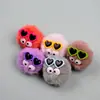 Platyka Accesorios Creativos de Bola de Pelo Zapatos con Agujeros Zapatos de Lona Decorativos diy Hebilla de Cordón de Zapato de Dibujos Animados Air Force One Desmontable