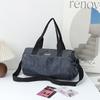 Bolso de viaje de gran capacidad, moderno, de otoño 2024, de nailon, multibolsillos, estampado, bandolera de hombro