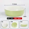 Vajilla de restaurante de comida rápida, juego de cuencos pequeños para platos, platos para servir de cafetería, cuencos de melamina para arroz al vapor de estilo chino para autoservicio comercial