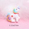 Resina brillo color unicornio accesorios DIY funda de teléfono crema accesorios de belleza colgante accesorios de joyería