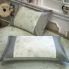 Fundas de almohada de seda helada de verano frescas y sencillas, juego de dos, 48x74 cm, fundas de almohada de ratán helado para uso doméstico, funda interior para núcleo de almohada de niños