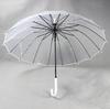 16 Osso Transparente Guarda-chuva japonês Artístico Pequeno fresco longo cabo guarda-chuva criativo homens e mulheres Casal Guarda-chuva Grosso Atacado