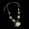¡Te veo en la playa!~ Collar de Cuentas Dopamina para Niñas, Cadena para Clavícula de Diseño Único, Accesorio Estilo Vacaciones de Verano