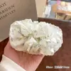 Pinza de Plátano de Malla Plisada Nube Floral Suave Estilo Coreano para Mujeres Clip para el Cabello de la Parte Posterior de la Cabeza Cola de Caballo Recogido Accesorio Elegante para el Cabello
