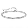 Pulseira de Aço Inoxidável Transfronteiriça Europeia e Americana Moda Simples Versátil Presente de Amizade Festa de Feriado Presente de Aniversário Joias para Mulheres