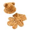 Invierno Engrosado Patrón Tigre Sombrero Bufanda Sombrero de una pieza A prueba de frío Mantenedor de calor Sombrero esponjoso Moda Protección para el cuello Sombrero de dos piezas