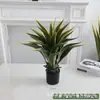 Simulação Planta Verde Bonsai Sisal Folha Grande Gladíolo Planta do Deserto Tropical Janela Paisagismo Decoração Planta Artificial Ponto