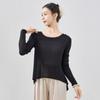 Roupas de Dança Dança Moderna Adulto Feminino Outono e Inverno Soltas e Elegantes Roupas Chinesas Clássicas para Treinamento Corporal Tops
