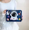 Funda Protectora Adecuada para Samsung A11Plus A8 Dibujos Animados A7Lite Silicona A9 Funda para Tableta T225 Astronauta S6 Suave