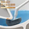 Escova de Vaso Sanitário Simples Sem Cantos Mortos, Montada na Parede para Uso Doméstico, Novo Modelo para Limpeza de Banheiros, Ferramenta de Limpeza Especial com Cabo Longo