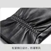 Guantes de Cuero Sintético para Hombre y Mujer de Otoño e Invierno con Pantalla Táctil, Cortavientos, Resistentes al Frío y Cálidos con Forro de Lana para Ciclismo al Aire Libre Tienda de Conveniencia