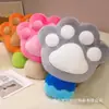 Almohada Larga de Pata de Gato para Niñas, Almohada de Dormir con Forma de Pata de Helado, Almohada para Abrazar las Piernas, Cojín de Cabecera para Dormir de Lado Extraíble y Lavable