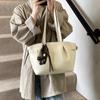 Bolso Retro Maillard de Gran Capacidad Transfronterizo Otoño e Invierno para Mujer 2026 Nuevo Bolso de Hombro de Moda Bolso Tote de Mano