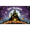 Tela de Fondo de Halloween Transfronteriza de Amazon Fuente Creativa Horror Atmósfera Festiva Decoración Colgante Foto Fiesta
