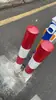 Postes de Advertencia Reflectantes, Tubos de Acero Galvanizado, Postes de Cruce Pre-empotrados, Postes de Aislamiento Anticolisión, Postes de Advertencia, Barreras, Postes de Advertencia de Seguridad