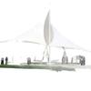 Pavilhão Paisagístico de Estrutura de Membrana de Fábrica Área Cênica Parque Comunitário Tenda de Sombreamento Toldo Artístico Toldo de Membrana Tensional