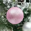 Pelota de decoración navideña, pelota de polvo, 3 cm-60 cm, pelota de plástico, bola para decoración de árbol de Navidad, colgante, decoración de techo de tienda