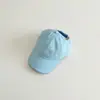 Sombrero de Verano para Niños Qiunan Estilo Nuevo Transpirable con Parte Superior Abierta Protección Solar Macaron Visera Gorra de Béisbol para Bebé
