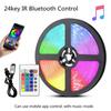 5Vled5050Rgb24-Teclas Control Remoto Infrarrojo Juego Rgb Monocolor Control Bluetooth Tira de Luz Decoración de Fondo Color Ilusión