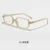 Gafas de Estilo Europeo y Americano con Montura Negra, Versátiles para el Uso Casual Diario, Populares en Línea, Monturas de Moda para Mujeres y Hombres, Artículo Caliente de Comercio Exterior Transfronterizo Tr