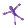 Llavero Gancho Adhesivo Magnético para Refrigerador Figura Magnética de Silicona Versátil para Trepar Paredes Stickman Transfronterizo
