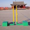 Estante de voleibol para equipamiento deportivo escolar, estante de voleibol móvil multifuncional, red de voleibol con elevación ajustable, columna de voleibol