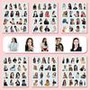 100 Adesivos Black Pink Grupo Feminino da Coreia do Sul Doce Sexy Decorativos Mala de Viagem Adesivos Planos