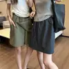 Falda-pantalón de secado rápido estilo americano para mujer, diseño fino de verano, moderna media falda-pantalón, shorts deportivos casuales holgados