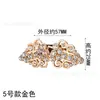 Clips Retro Europeos y Americanos para Suéter para Mujer, Hebillas de Bufanda de Seda Incrustadas de Diamantes, Clips para Bufanda Fijos Anti-Exposición, Clips para Chal, Accesorios de Aleación
