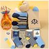 Calcetines para niños engrosados calcetines de rizo para niños de tubo alto calcetines para niños invierno terciopelo cálido calcetines para bebé calcetines de nieve